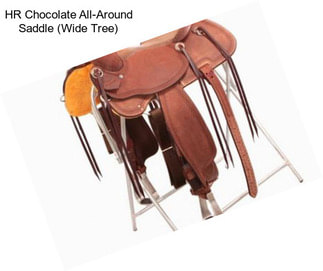 HR Chocolate All-Around Saddle (Wide Tree)