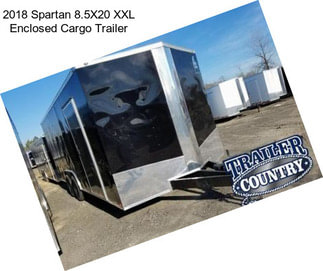 2018 Spartan 8.5X20 XXL Enclosed Cargo Trailer