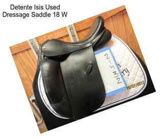 Detente Isis Used Dressage Saddle 18\