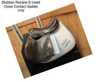 Stubben Roxane S Used Close Contact Saddle 17\