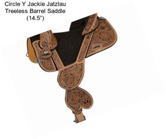 Circle Y Jackie Jatzlau Treeless Barrel Saddle (14.5”)
