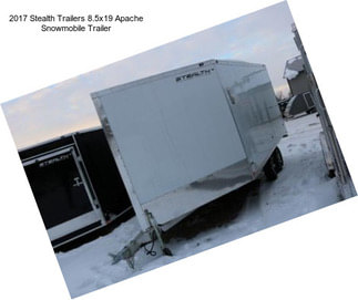 2017 Stealth Trailers 8.5x19 Apache Snowmobile Trailer