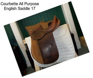 Courbette All Purpose English Saddle 17\