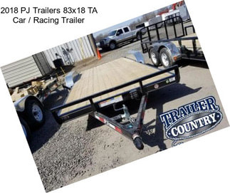 2018 PJ Trailers 83x18 TA Car / Racing Trailer