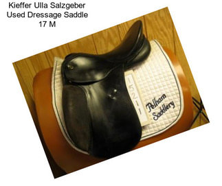 Kieffer Ulla Salzgeber Used Dressage Saddle 17\