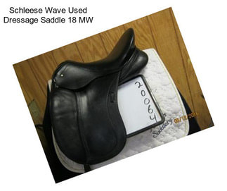 Schleese Wave Used Dressage Saddle 18\