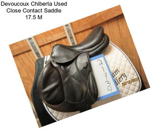 Devoucoux Chiberta Used Close Contact Saddle 17.5 \