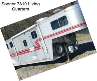 Sooner 7810 Living Quarters