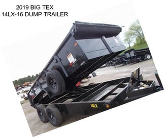 2019 BIG TEX 14LX-16 DUMP TRAILER