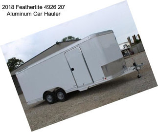 2018 Featherlite 4926 20\' Aluminum Car Hauler