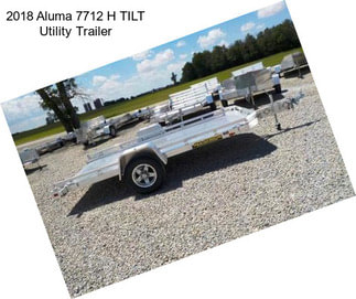 2018 Aluma 7712 H TILT Utility Trailer