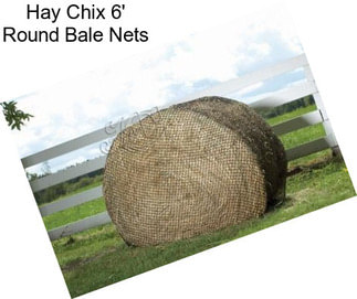 Hay Chix 6\' Round Bale Nets