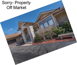 Sorry- Property Off Market