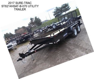 2017 SURE-TRAC ST8214HSAT-B-070 UTILITY TRAILER