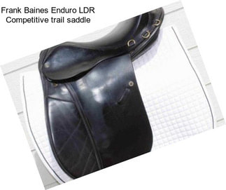 Frank Baines Enduro LDR Competitive trail saddle