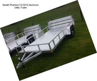 Stealth Phantom II 6.5X10 Aluminum Utility Trailer