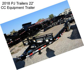 2018 PJ Trailers 22\' CC Equipment Trailer