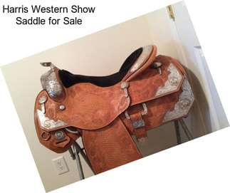 Harris Western Show Saddle for Sale