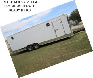 FREEDOM 8.5 X 26 FLAT FRONT WITH RACE READY II PKG