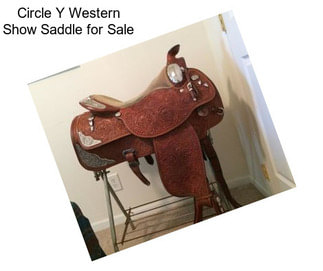 Circle Y Western Show Saddle for Sale