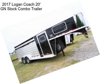 2017 Logan Coach 20\' GN Stock Combo Trailer