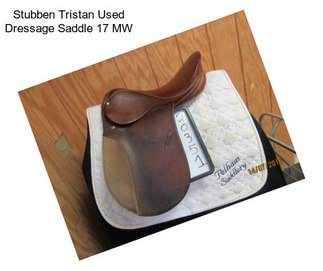 Stubben Tristan Used Dressage Saddle 17\