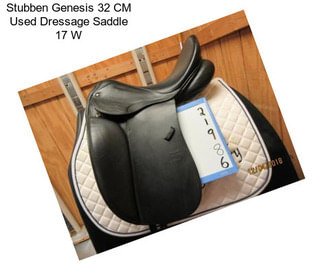 Stubben Genesis 32 CM Used Dressage Saddle 17\