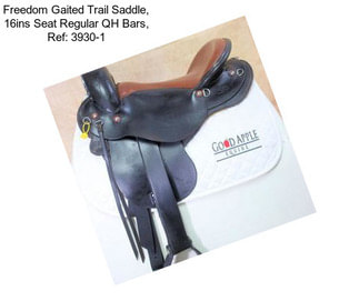 Freedom Gaited Trail Saddle, 16ins Seat Regular QH Bars, Ref: 3930-1