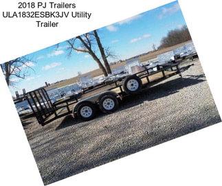 2018 PJ Trailers ULA1832ESBK3JV Utility Trailer