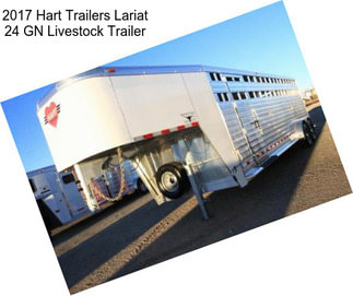 2017 Hart Trailers Lariat 24 GN Livestock Trailer