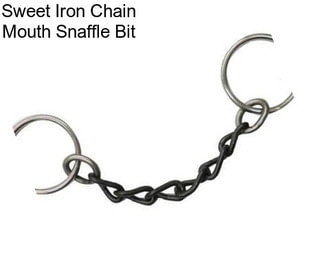 Sweet Iron Chain Mouth Snaffle Bit