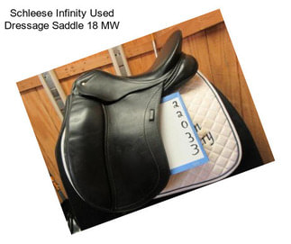 Schleese Infinity Used Dressage Saddle 18\