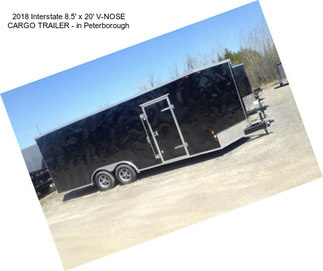 2018 Interstate 8.5\' x 20\' V-NOSE CARGO TRAILER - in Peterborough