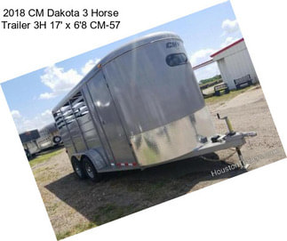 2018 CM Dakota 3 Horse Trailer 3H 17\' x 6\'8\