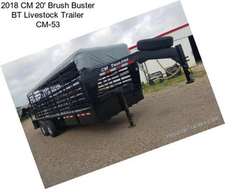 2018 CM 20\' Brush Buster BT Livestock Trailer CM-53