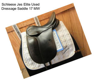 Schleese Jes Elite Used Dressage Saddle 17\