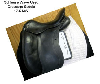 Schleese Wave Used Dressage Saddle 17.5\