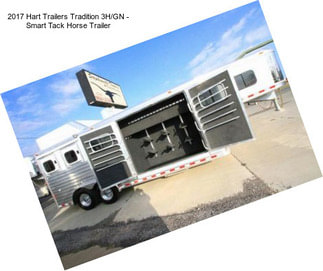 2017 Hart Trailers Tradition 3H/GN - Smart Tack Horse Trailer