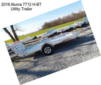 2018 Aluma 7712 H-BT Utility Trailer