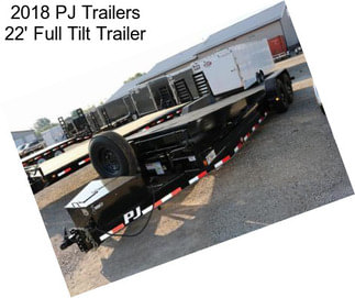 2018 PJ Trailers 22\' Full Tilt Trailer