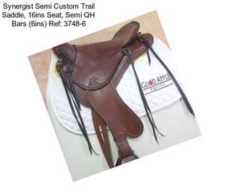 Synergist Semi Custom Trail Saddle, 16ins Seat, Semi QH Bars (6ins) Ref: 3748-6