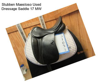 Stubben Maestoso Used Dressage Saddle 17\