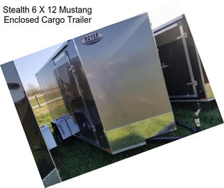 Stealth 6 X 12 Mustang Enclosed Cargo Trailer