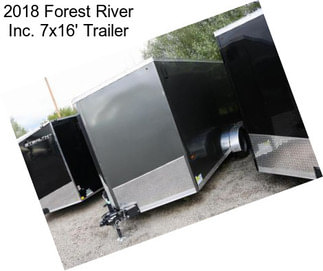 2018 Forest River Inc. 7x16\' Trailer