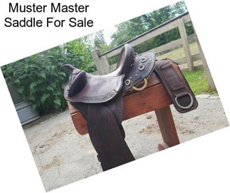 Muster Master Saddle For Sale