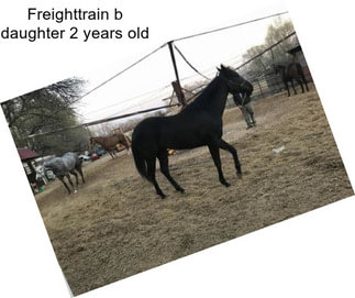 Freighttrain b daughter 2 years old