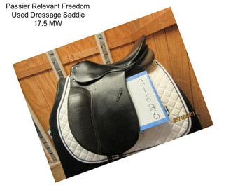 Passier Relevant Freedom Used Dressage Saddle 17.5\