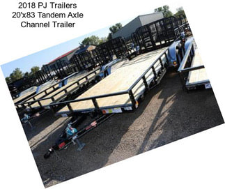 2018 PJ Trailers 20\'x83\