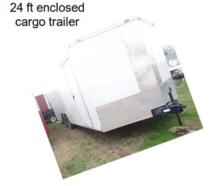 24 ft enclosed cargo trailer