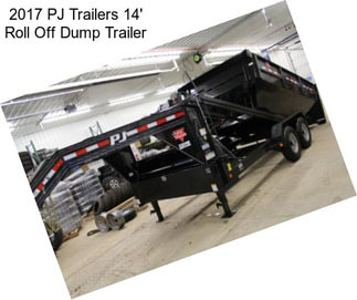 2017 PJ Trailers 14\' Roll Off Dump Trailer